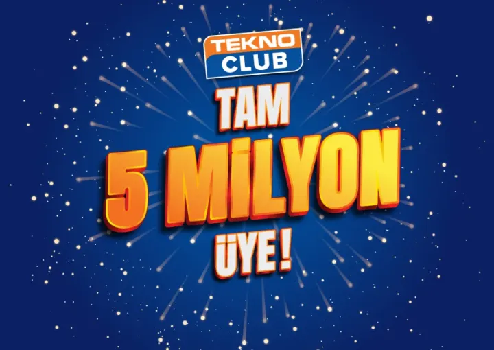 TeknoClub, 5 Milyon Üyeyi Aştı