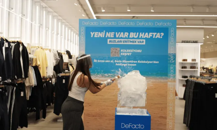 DeFacto’dan “Buzları Eritmek Var!” Projesi: Serin Hissettiren Koleksiyona Deneyimsel Tanıtım