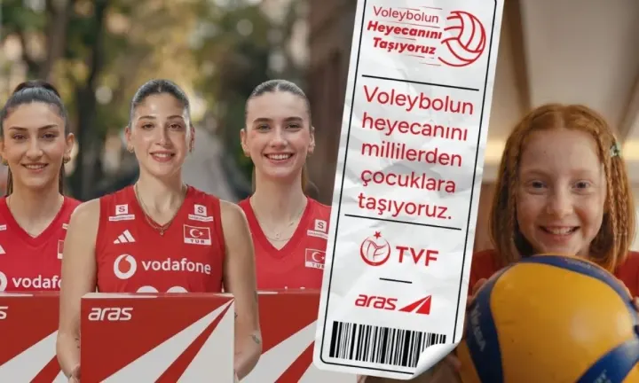 Aras Kargo’dan Voleybol Tutkunlarına Özel Kampanya: Minik Taraftarların Mesajları Milli Takıma Ulaşıyor